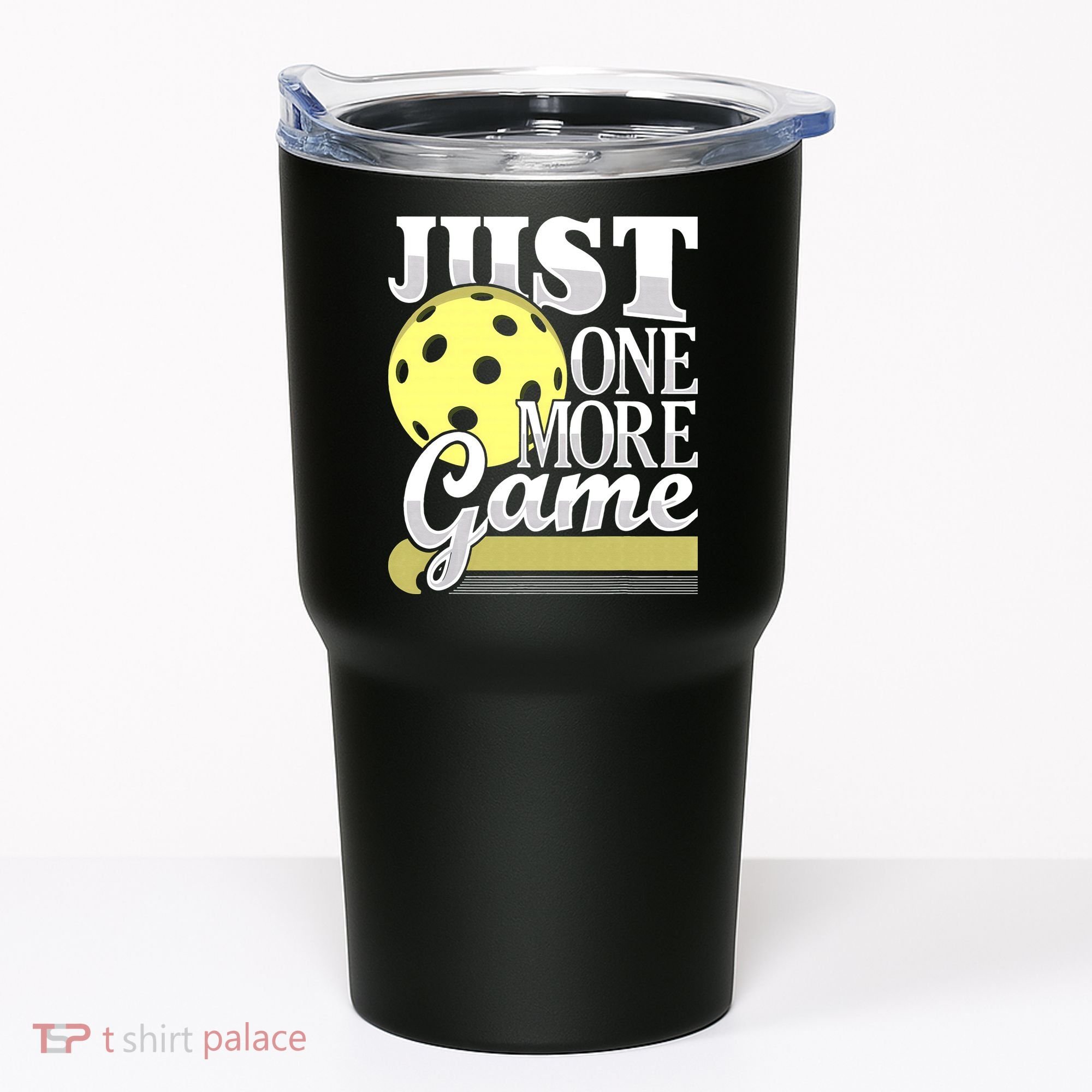 Just One More Game Pickleball Player Paddleball Tumbler