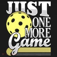 Just One More Game Pickleball Player Paddleball Ornament thumb 1