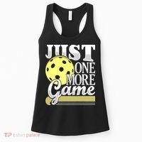 Just One More Game Pickleball Player Paddleball Women's Tank Top thumb 0