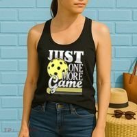 Just One More Game Pickleball Player Paddleball Women's Tank Top thumb 2
