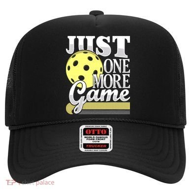 Just One More Game Pickleball Player Paddleball Hat