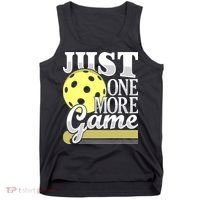 Just One More Game Pickleball Player Paddleball Tank Top thumb 0