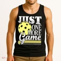 Just One More Game Pickleball Player Paddleball Tank Top thumb 3