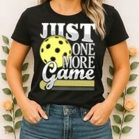 Just One More Game Pickleball Player Paddleball Women's T-Shirt thumb 2