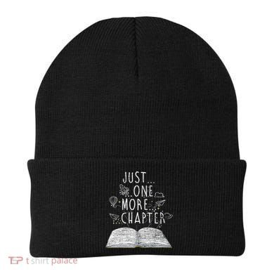 Just One More Chapter Reading Books Cute Gift Beanie