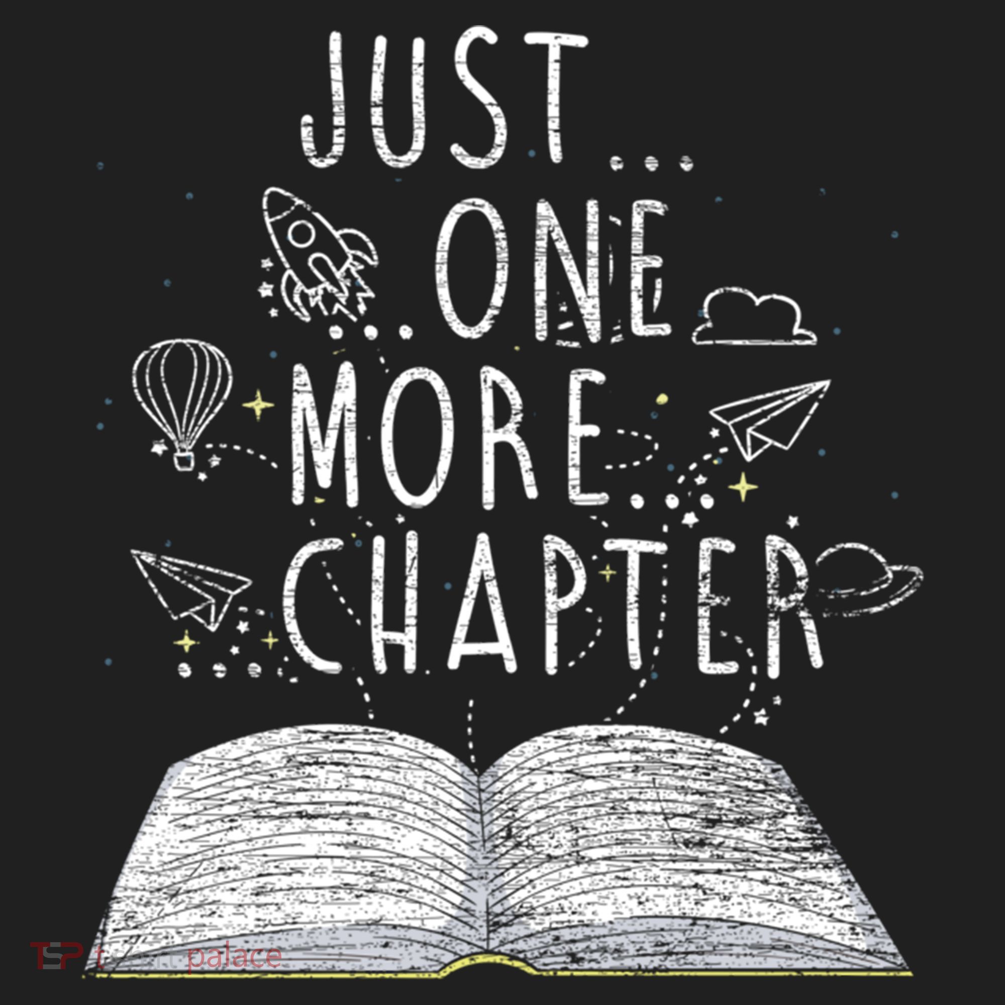 Just One More Chapter Reading Books Cute Gift Beanie
