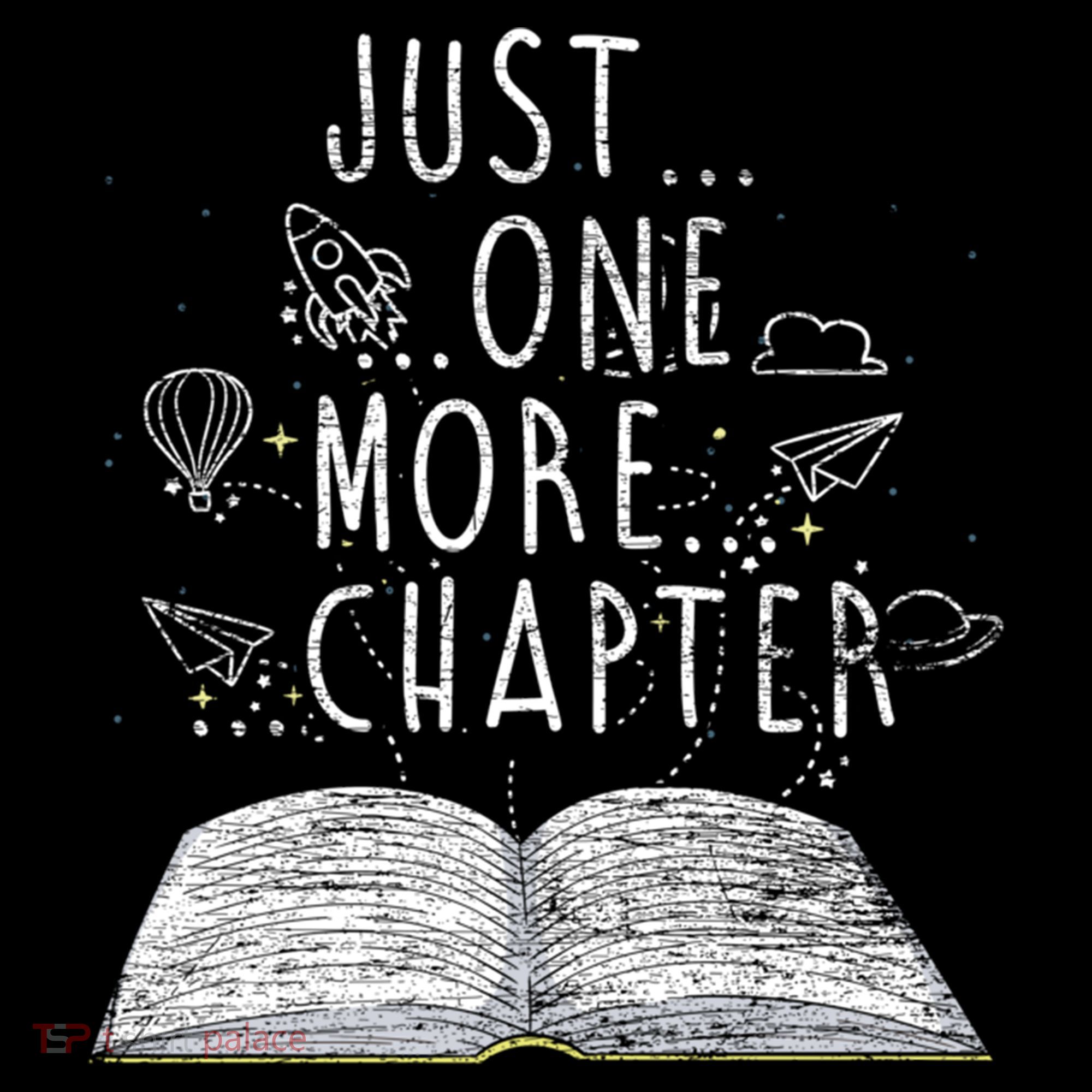 Just One More Chapter Reading Books Cute Gift Women's Hoodie