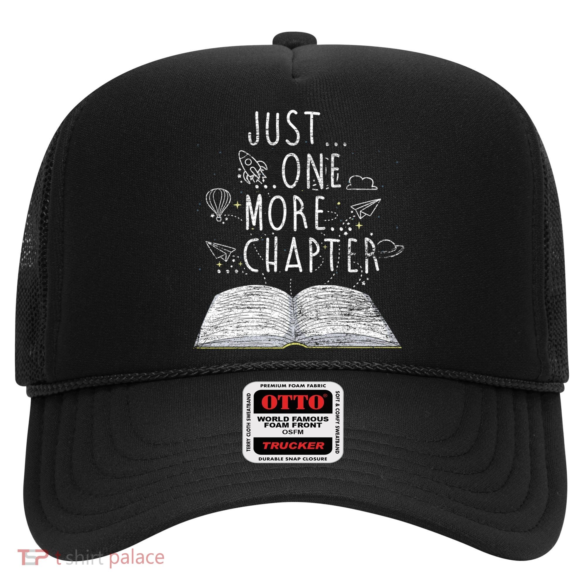 Just One More Chapter Reading Books Cute Gift Hat