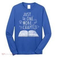 Just One More Chapter Reading Books Cute Gift Long Sleeve Shirt thumb 0
