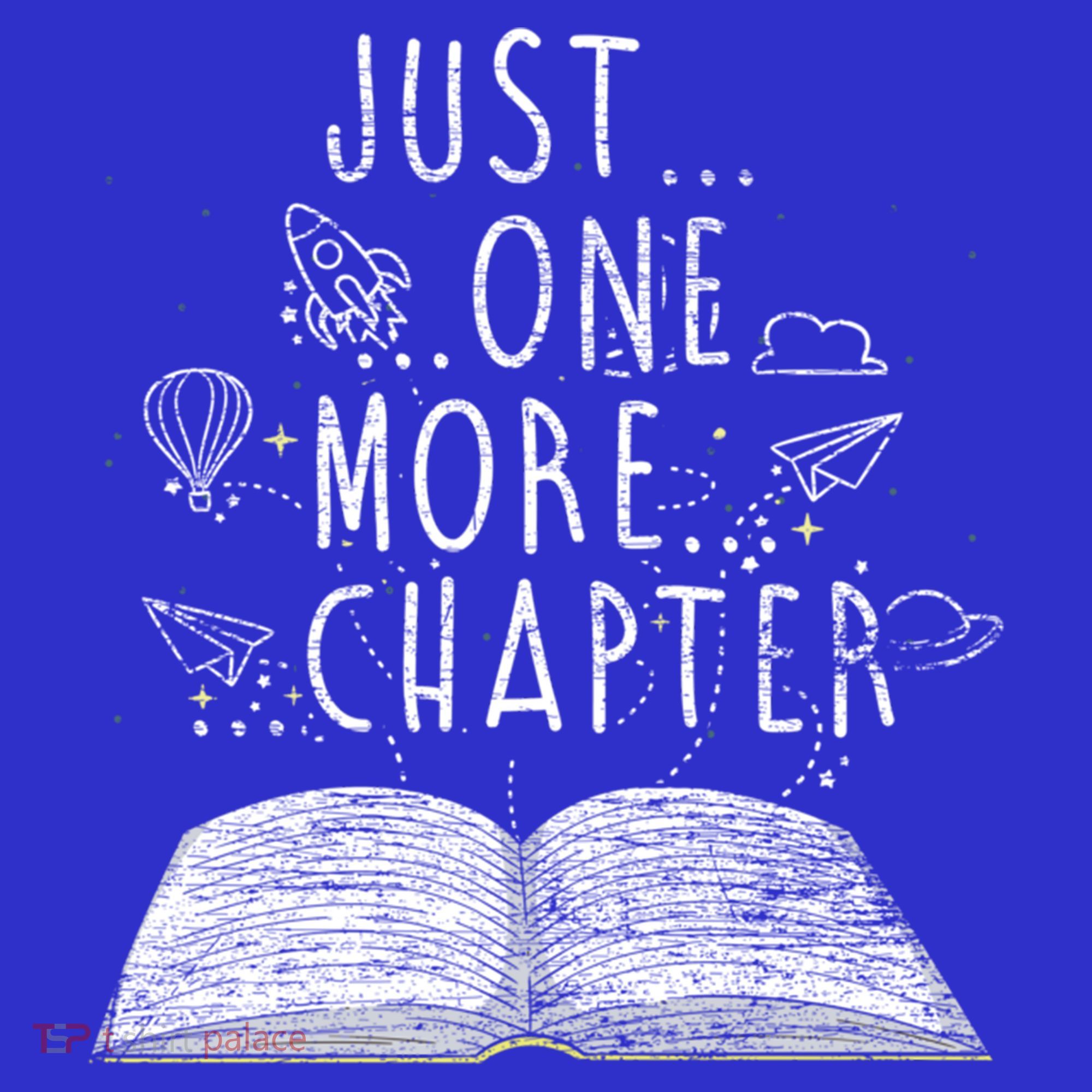 Just One More Chapter Reading Books Cute Gift Apron