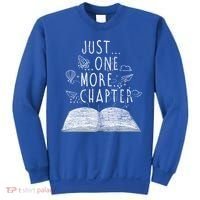 Just One More Chapter Reading Books Cute Gift Sweatshirt thumb 0