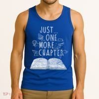 Just One More Chapter Reading Books Cute Gift Tank Top thumb 3