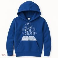 Just One More Chapter Reading Books Cute Gift Kids Hoodie thumb 0