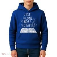 Just One More Chapter Reading Books Cute Gift Kids Hoodie thumb 4