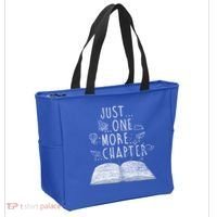 Just One More Chapter Reading Books Cute Gift Tote Bag thumb 2