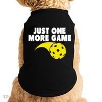 Just One More Game Pickleball Gift Doggie Tank thumb 0