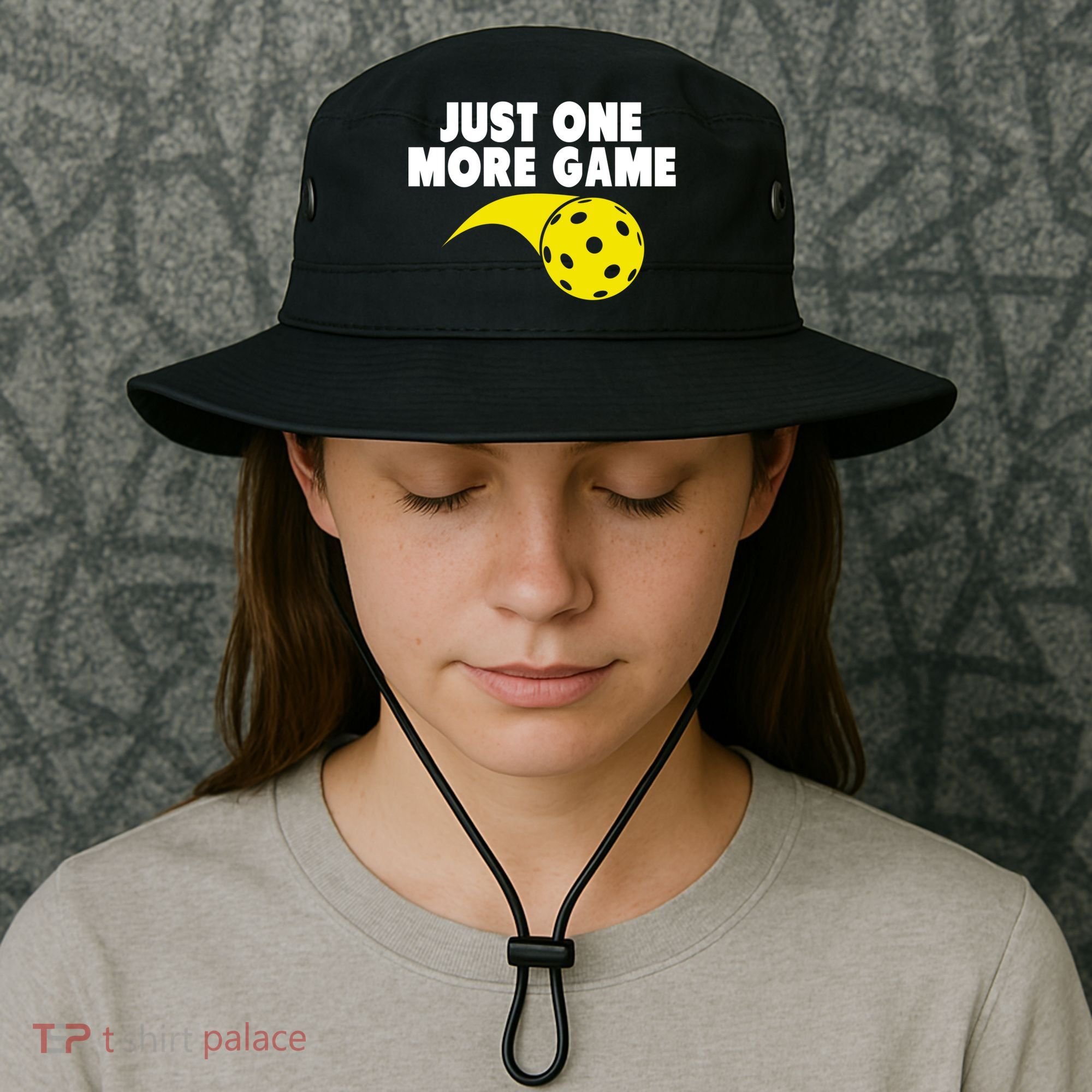 Just One More Game Pickleball Gift Bucket Hat