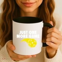 Just One More Game Pickleball Gift Coffee Mug thumb 3