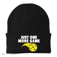 Just One More Game Pickleball Gift Beanie thumb 0