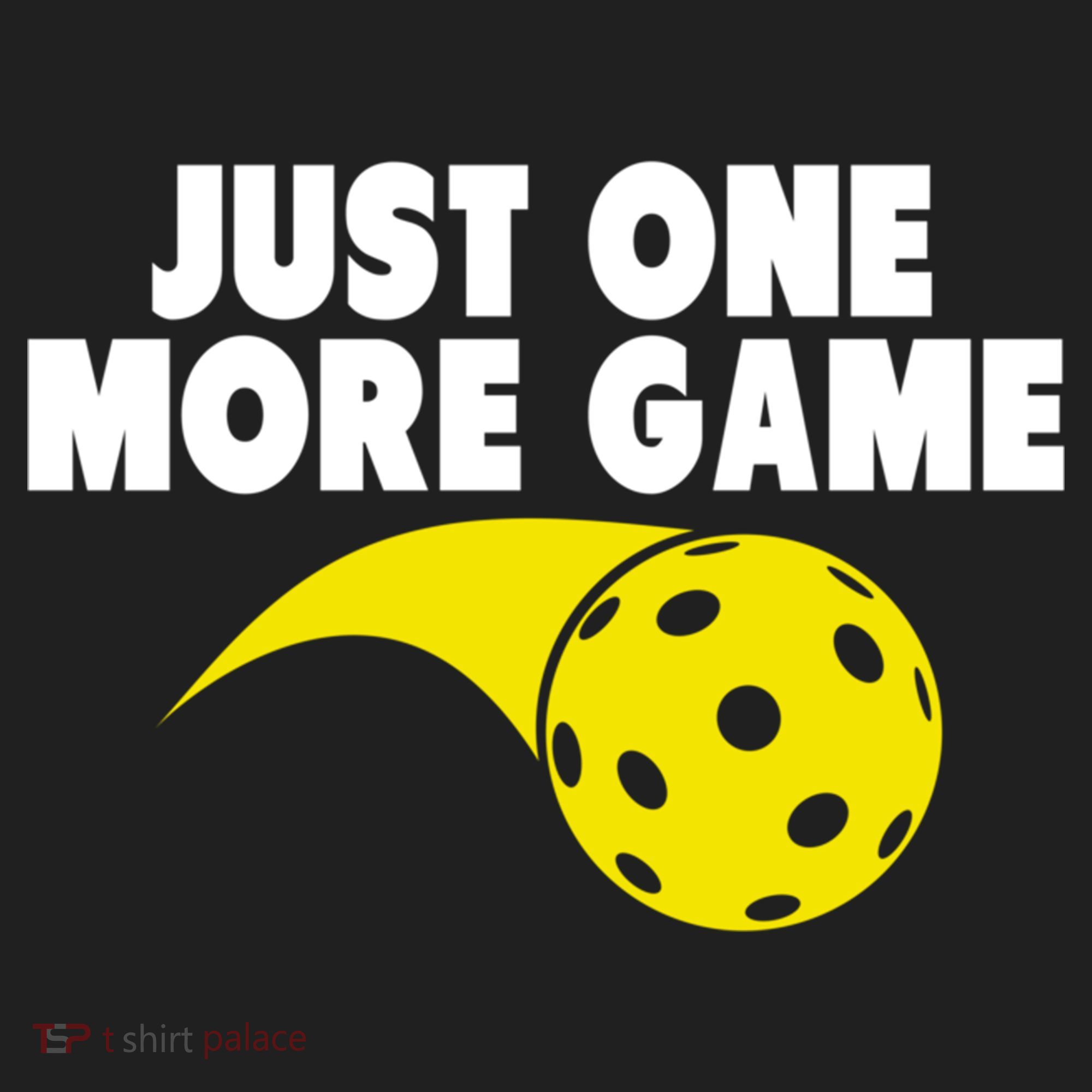 Just One More Game Pickleball Gift Golf Towel