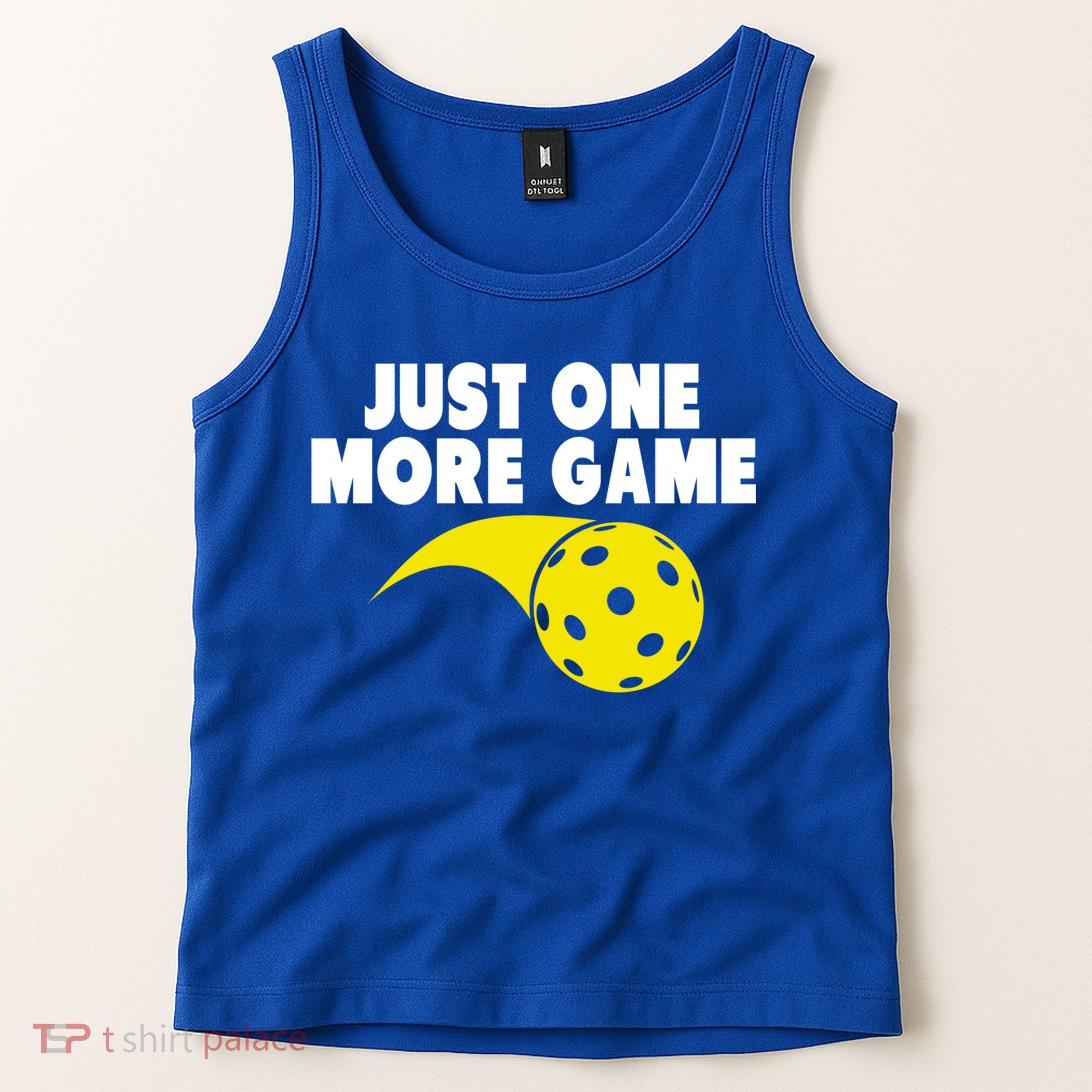 Just One More Game Pickleball Gift Tank Top