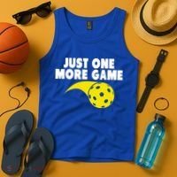 Just One More Game Pickleball Gift Tank Top thumb 4