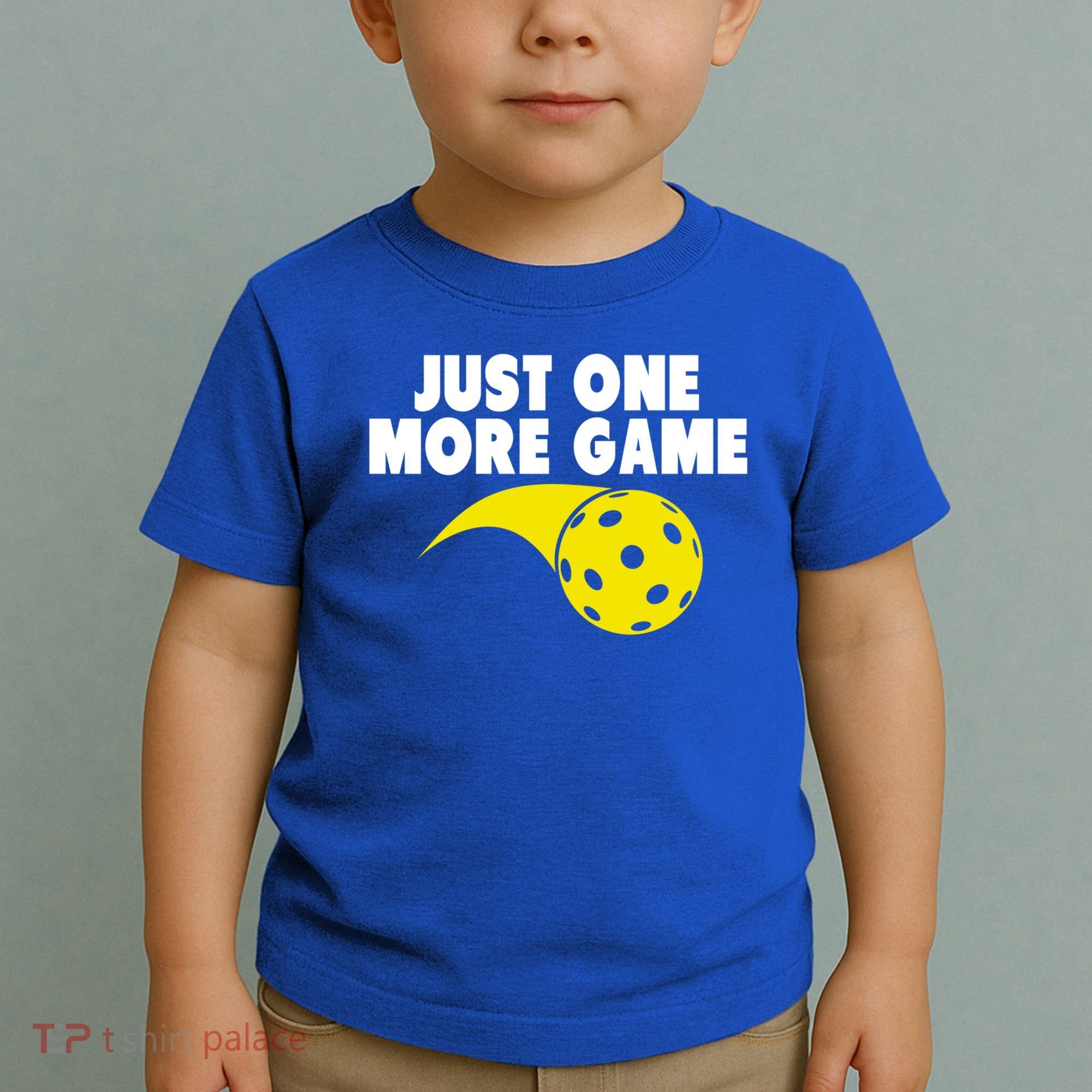 Just One More Game Pickleball Gift Toddler T-Shirt