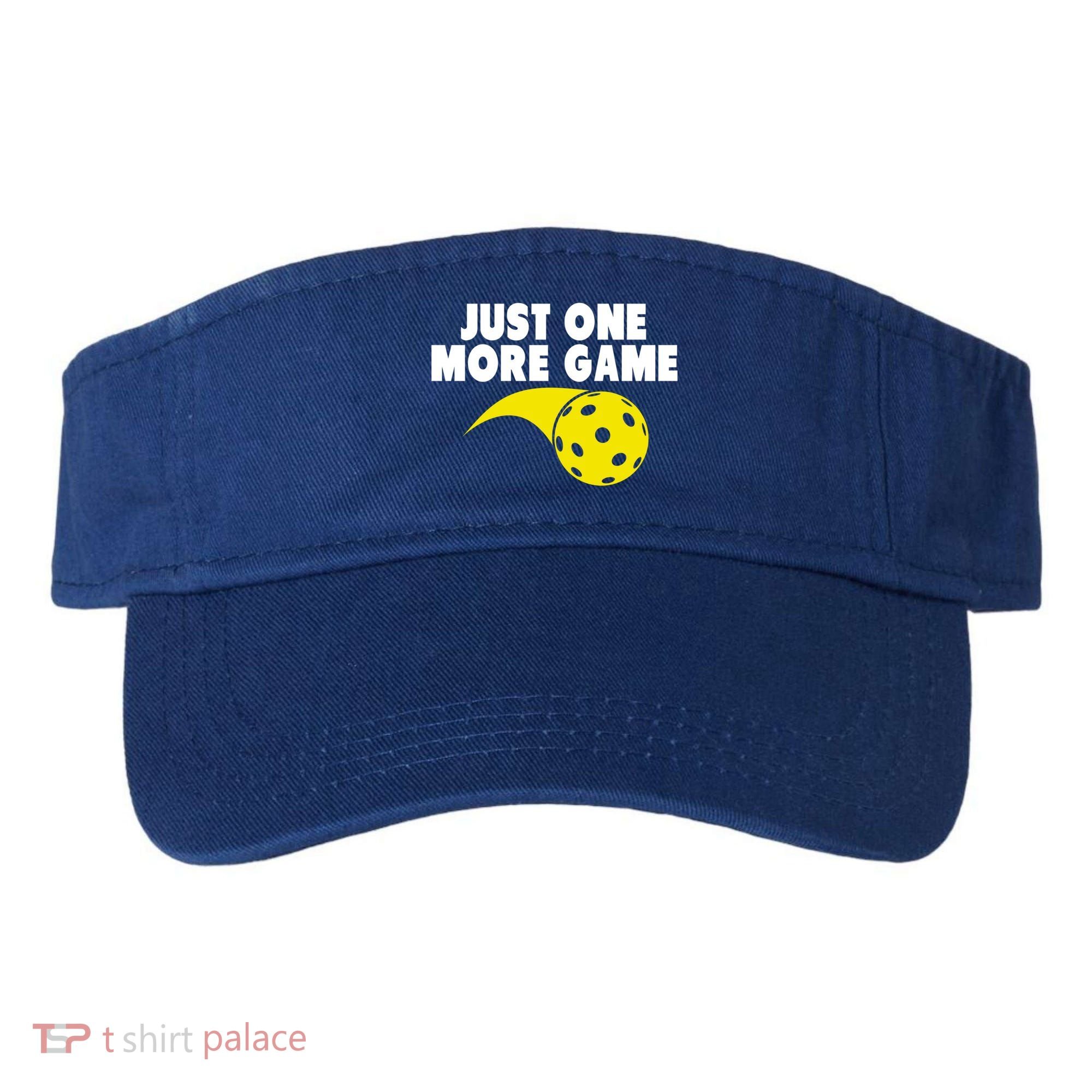 Just One More Game Pickleball Gift Visor