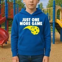 Just One More Game Pickleball Gift Kids Hoodie thumb 2