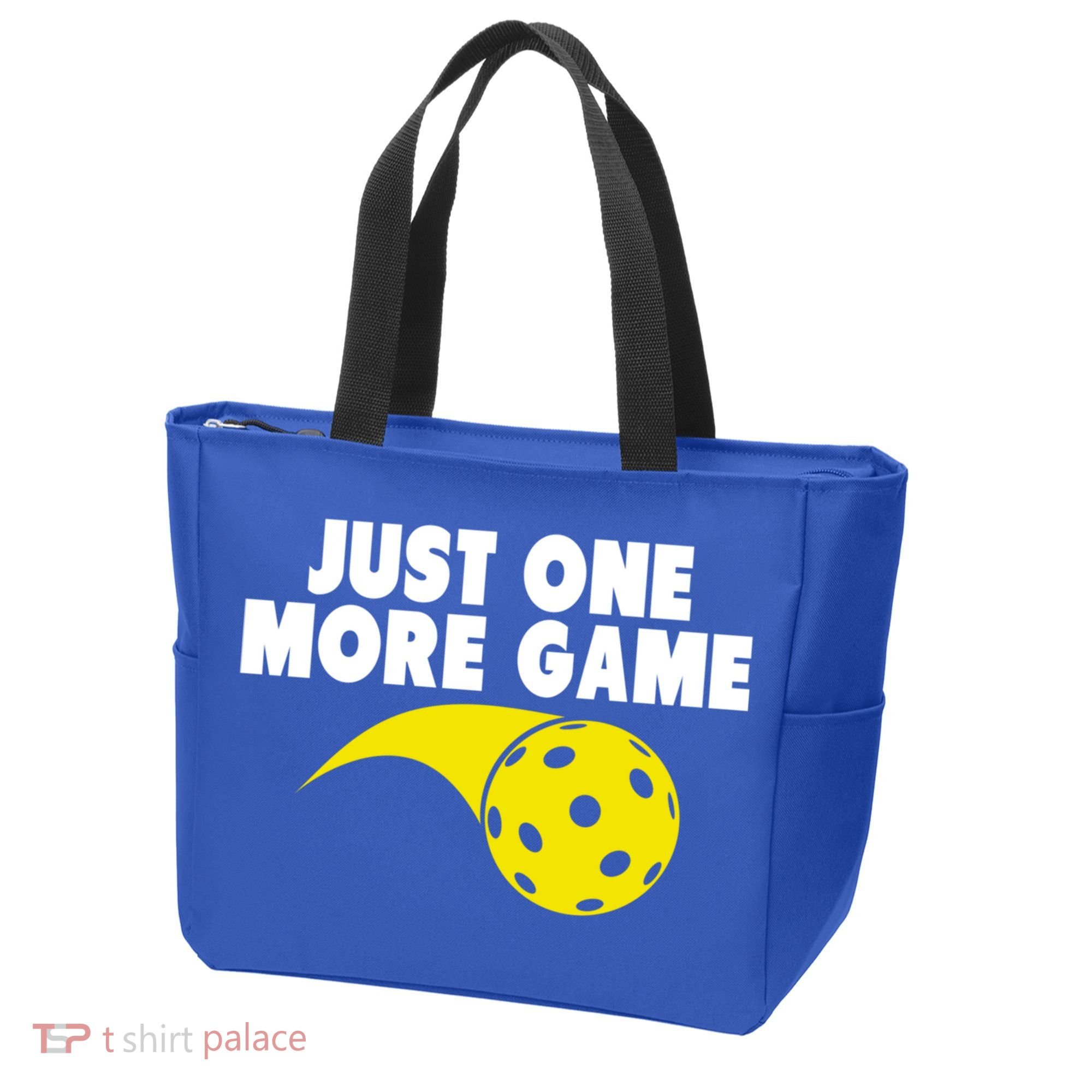 Just One More Game Pickleball Gift Tote Bag