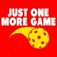 Just One More Game Pickleball Gift Santa Hat thumb 1