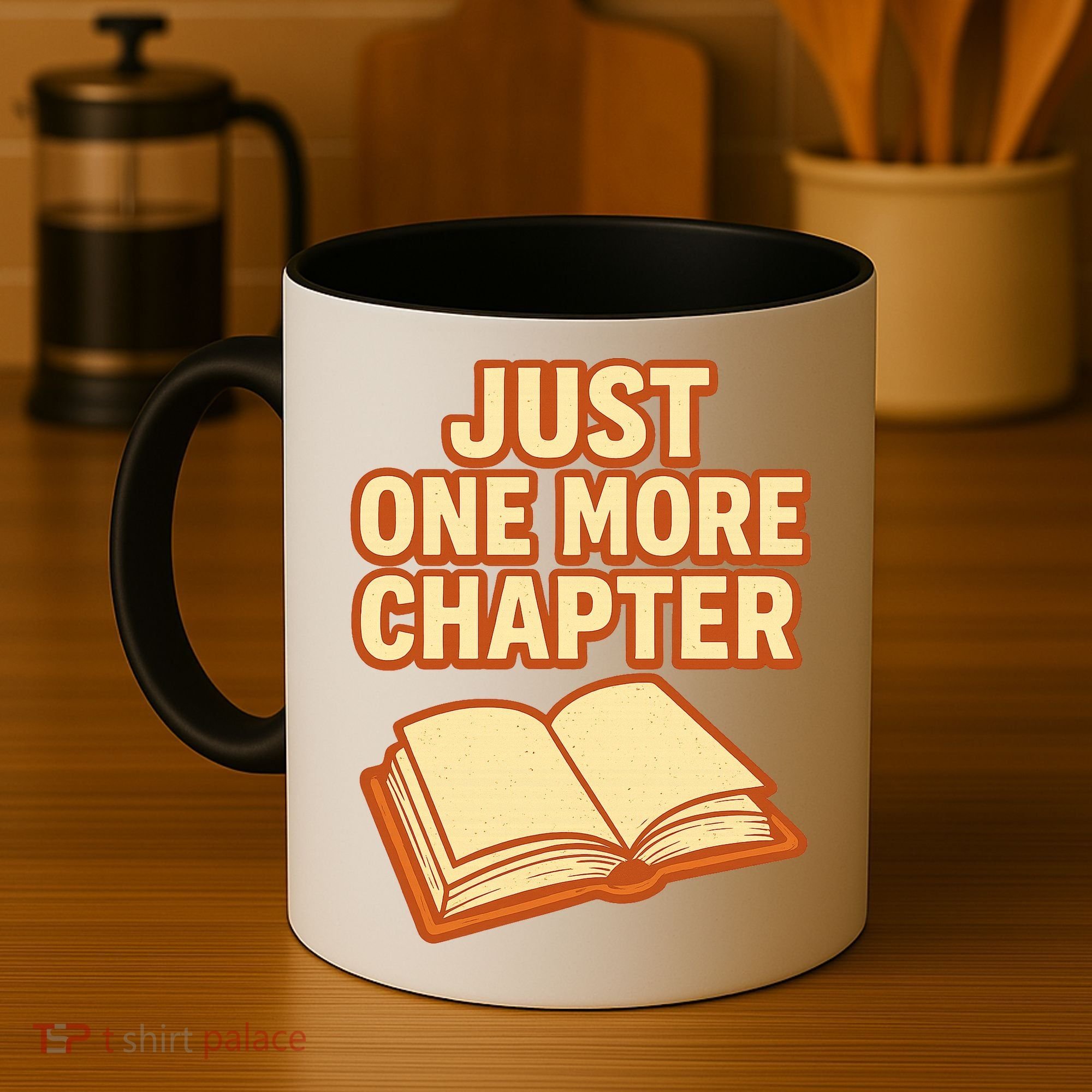 Just One More Chapter Funny Book Lover Coffee Mug