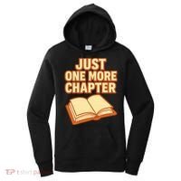 Just One More Chapter Funny Book Lover Women's Hoodie thumb 0