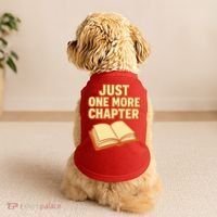 Just One More Chapter Funny Book Lover Doggie Tank thumb 2