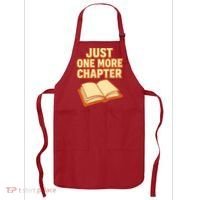 Just One More Chapter Funny Book Lover Apron thumb 0