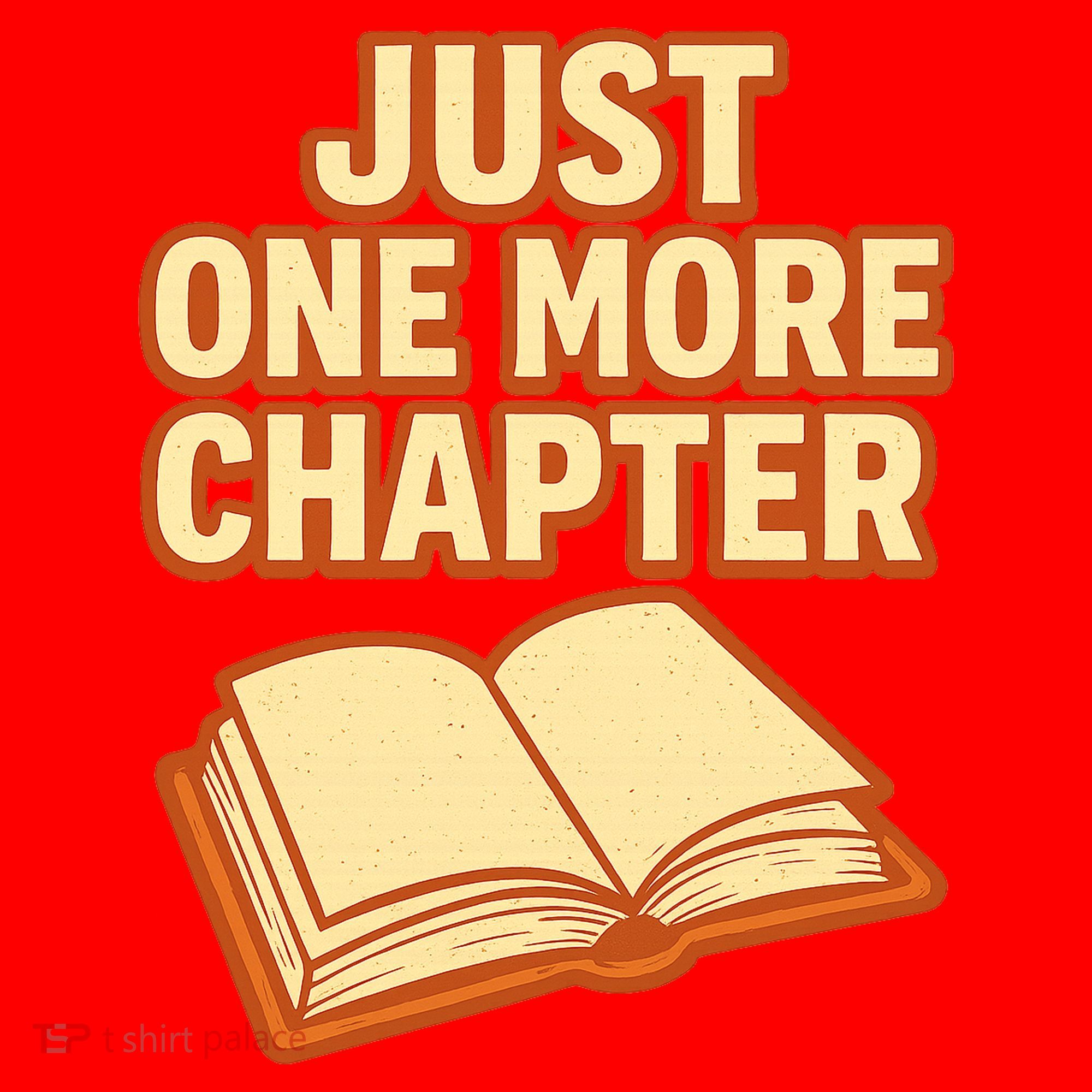Just One More Chapter Funny Book Lover Coaster
