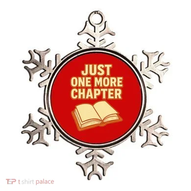 Just One More Chapter Funny Book Lover Ornament