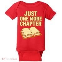Just One More Chapter Funny Book Lover Baby Bodysuit thumb 0
