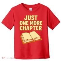 Just One More Chapter Funny Book Lover Toddler T-Shirt thumb 0