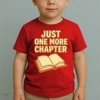 Just One More Chapter Funny Book Lover Toddler T-Shirt thumb 2