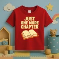 Just One More Chapter Funny Book Lover Toddler T-Shirt thumb 3