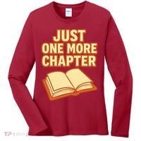 Just One More Chapter Funny Book Lover Women's Long Sleeve Shirt thumb 0