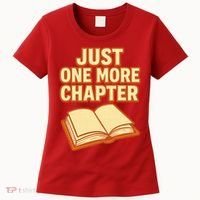 Just One More Chapter Funny Book Lover Women's T-Shirt thumb 0