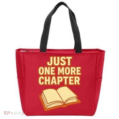 Just One More Chapter Funny Book Lover Tote Bag