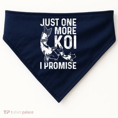 Just One More Koi I Promise USA-Made Doggie Bandana
