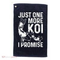 Just One More Koi I Promise Golf Towel thumb 0