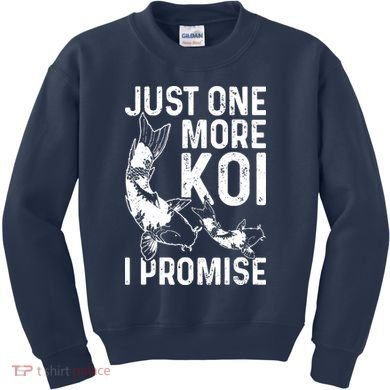 Just One More Koi I Promise Kids Sweatshirt