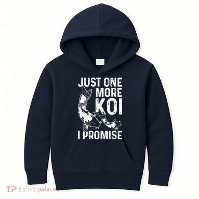 Just One More Koi I Promise Kids Hoodie