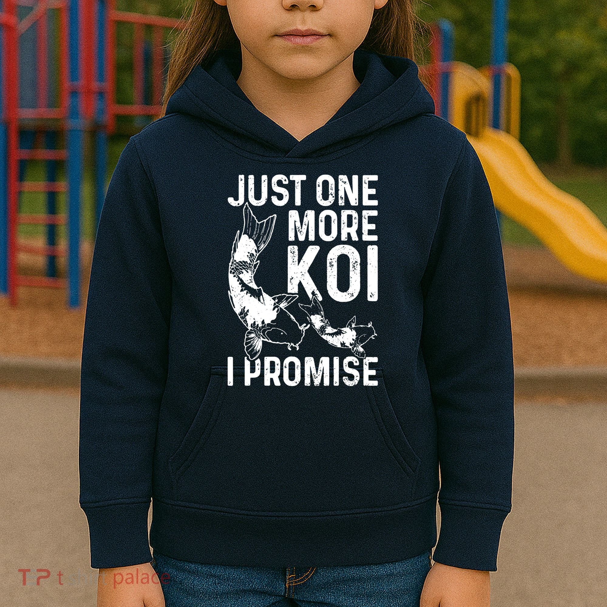 Just One More Koi I Promise Kids Hoodie