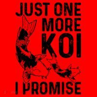 Just One More Koi I Promise Santa Hat thumb 1